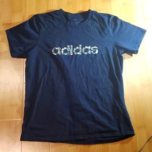 adidas Black Tee Shirt Mens Large